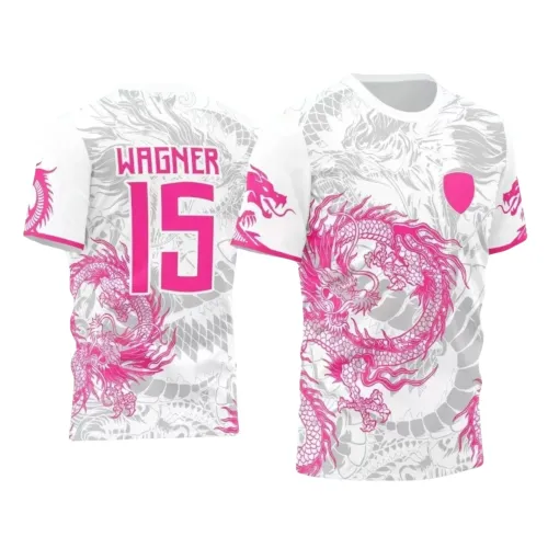 Interclasse 2025: Arte de Camiseta Escolar com Estilo Dragão