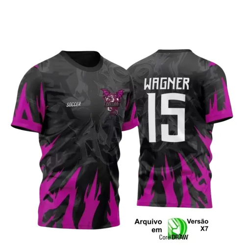 Interclasse 2025: Arte de Camiseta Escolar com Estilo Dragão