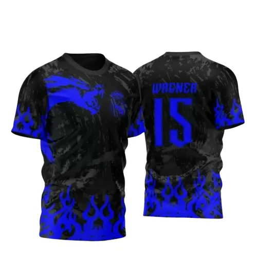 Interclasse 2025: Arte de Camiseta Escolar com Estilo Dragão