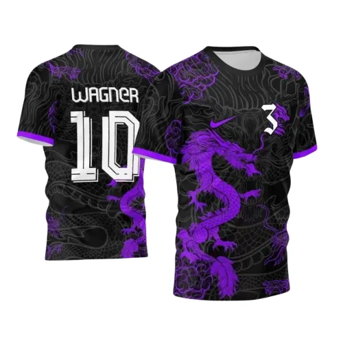 Interclasse 2025: Arte de Camiseta Escolar com Estilo Dragão