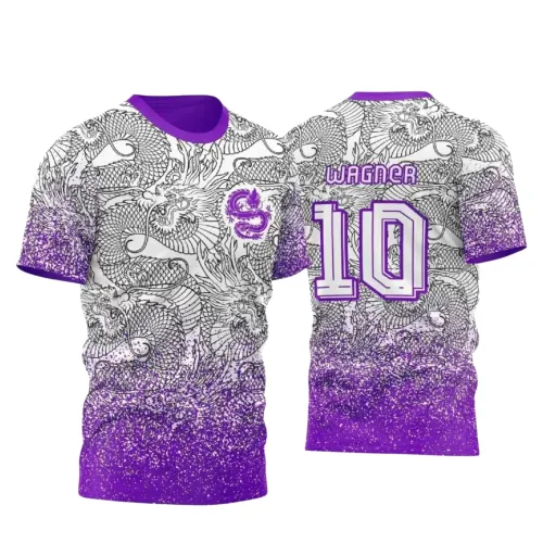 Interclasse 2025: Arte de Camiseta Escolar com Estilo Dragão