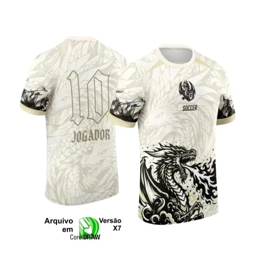 Interclasse 2025: Arte de Camiseta Escolar com Estilo Dragão