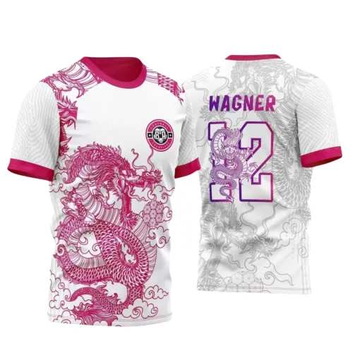 Interclasse 2025: Arte de Camiseta Escolar com Estilo Dragão