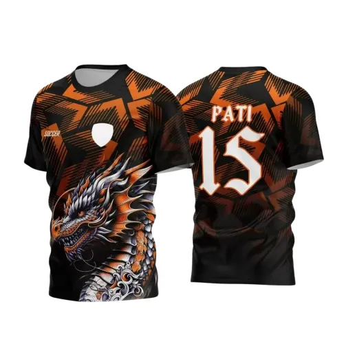 Interclasse 2025: Arte de Camiseta Escolar com Estilo Dragão