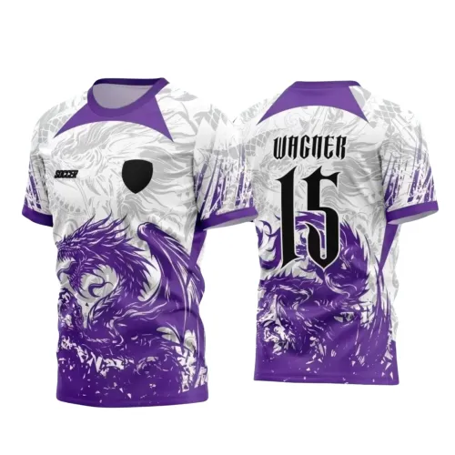 Interclasse 2025: Arte de Camiseta Escolar com Estilo Dragão