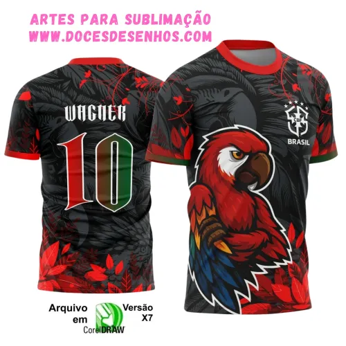 Interclasse Arara Vermelha – Camiseta Personalizada 2025 Interclasse Arara Vermelha – Camiseta Personalizada 2025