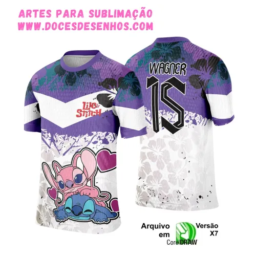 Interclasse Camiseta Stitch 2025 para Sublimação Interclasse Camiseta Stitch 2025 para Sublimação