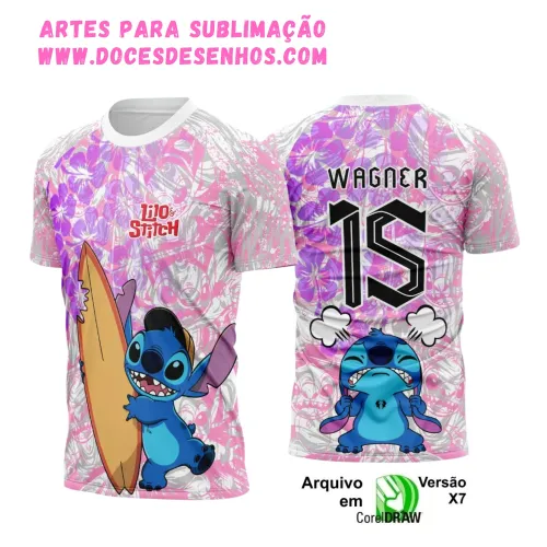 Interclasse Camiseta Stitch 2025 para Sublimação Interclasse Camiseta Stitch 2025 para Sublimação