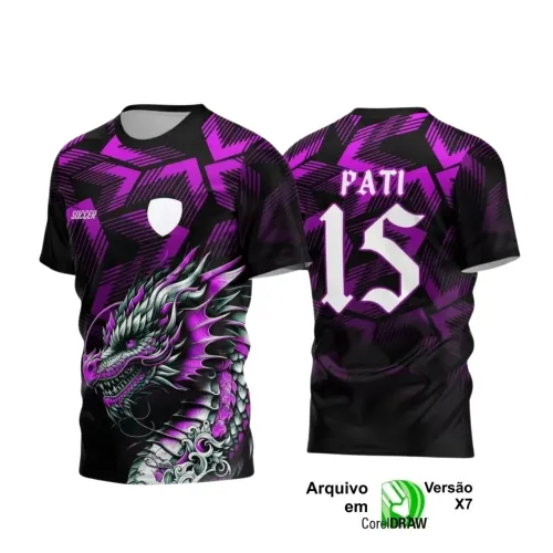 Interclasse Dragão: Camiseta 2025 em Arte Vetor Única