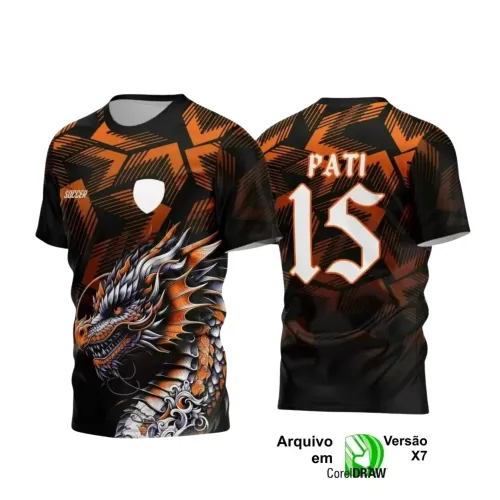 Interclasse Dragão: Camiseta 2025 em Arte Vetor Única