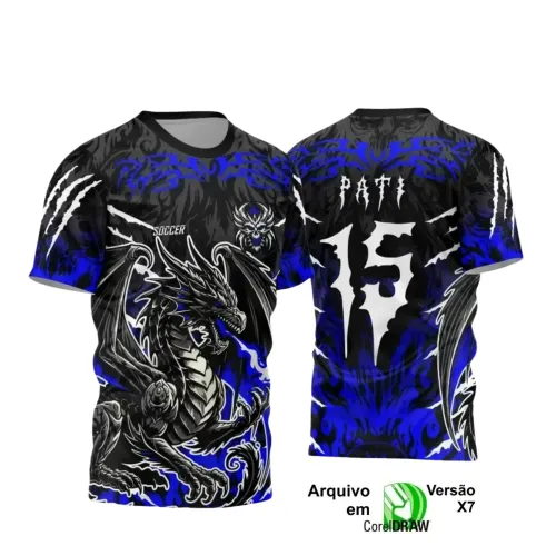 Interclasse Dragão: Camiseta 2025 em Arte Vetor Única