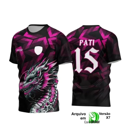 Interclasse Dragão: Camiseta 2025 em Arte Vetor Única