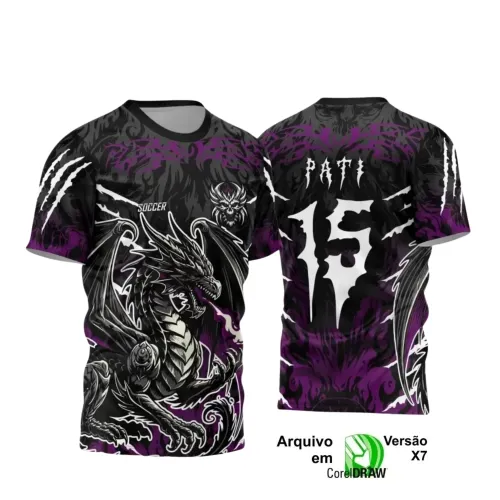 Interclasse Dragão: Camiseta 2025 em Arte Vetor Única