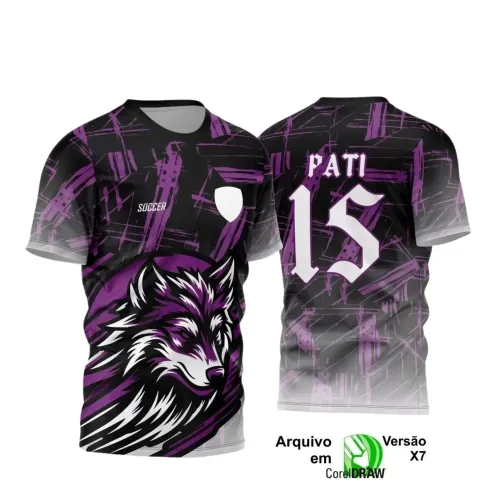 Interclasse Lobo: Camiseta Vetorizada Única