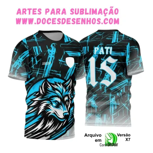 Interclasse Lobo: Camiseta Vetorizada Única Interclasse Lobo: Camiseta Vetorizada Única