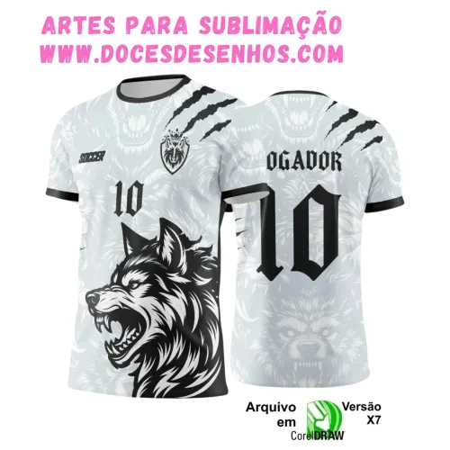 Interclasse Lobo: Camiseta Vetorizada Única Interclasse Lobo: Camiseta Vetorizada Única