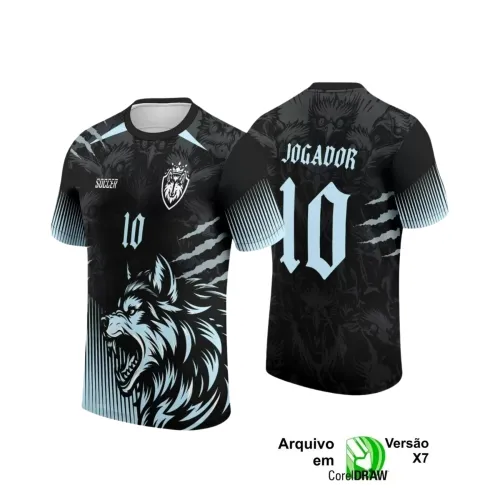 Interclasse Lobo: Camiseta Vetorizada Única