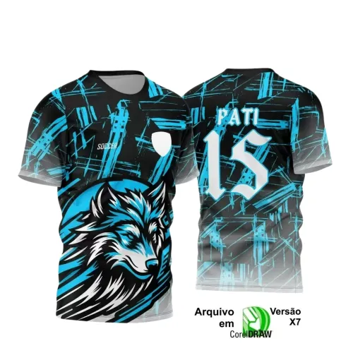 Interclasse Lobo: Camiseta Vetorizada Única