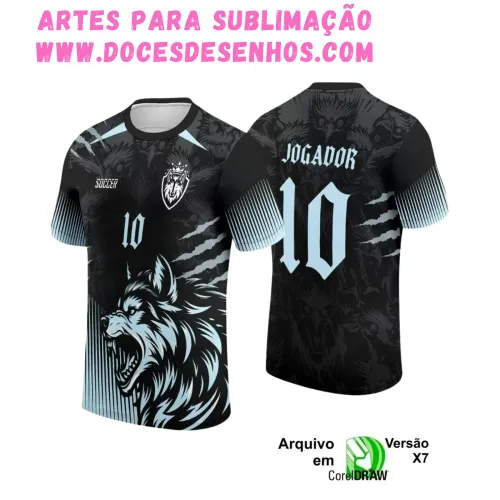 Interclasse Lobo: Camiseta Vetorizada Única