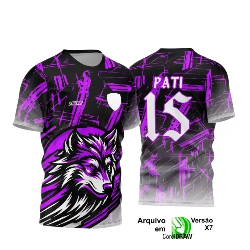 Interclasse Lobo: Camiseta Vetorizada Única