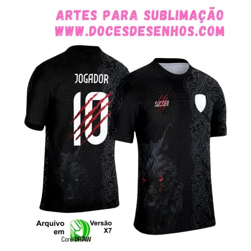 Interclasse Lobo: Camiseta Vetorizada Única