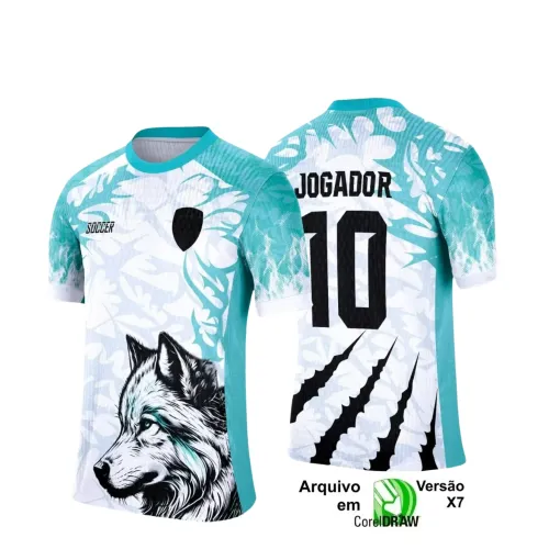 Interclasse Lobo: Camiseta Vetorizada Única