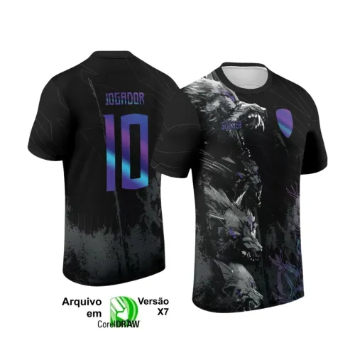 Interclasse Lobo: Camiseta Vetorizada Única