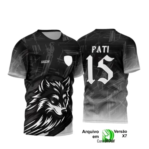 Interclasse Lobo: Camiseta Vetorizada Única
