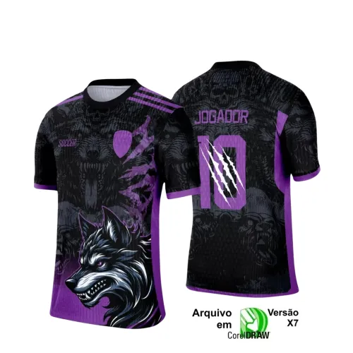 Interclasse Lobo: Camiseta Vetorizada Única