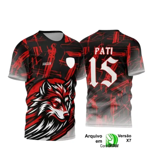 Interclasse Lobo: Camiseta Vetorizada Única