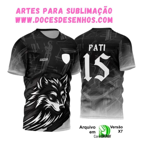 Interclasse Lobo: Camiseta Vetorizada Única