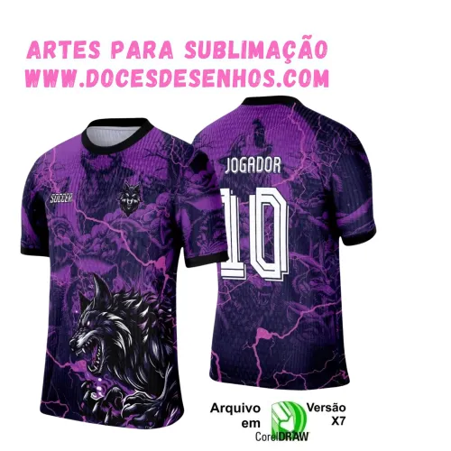 Interclasse Lobo: Camiseta Vetorizada Única