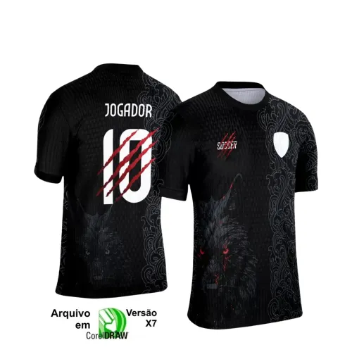 Interclasse Lobo: Camiseta Vetorizada Única