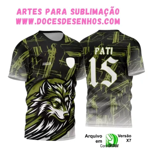 Interclasse Lobo: Camiseta Vetorizada Única Interclasse Lobo: Camiseta Vetorizada Única