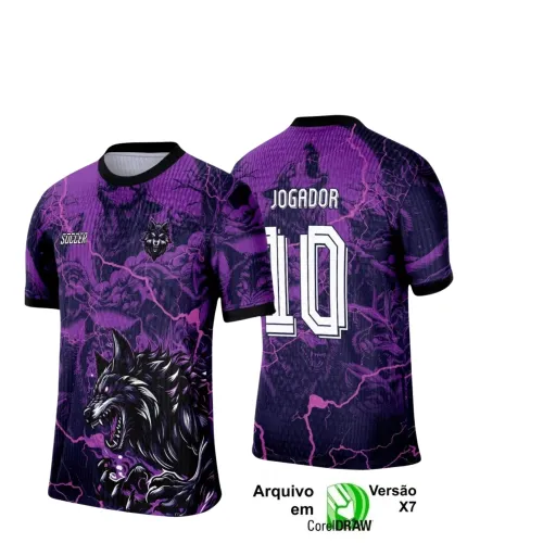 Interclasse Lobo: Camiseta Vetorizada Única