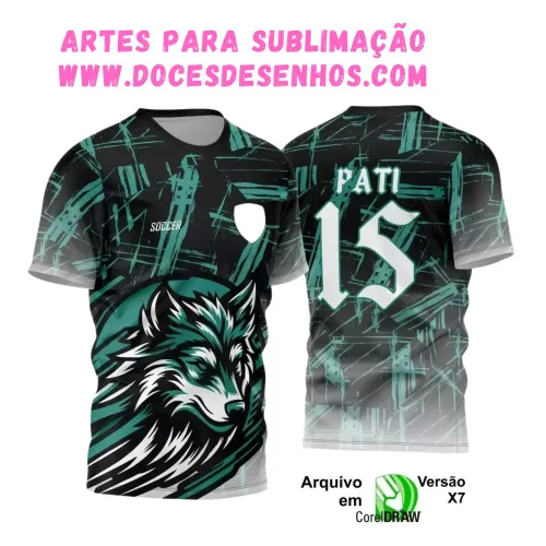 Interclasse Lobo: Camiseta Vetorizada Única