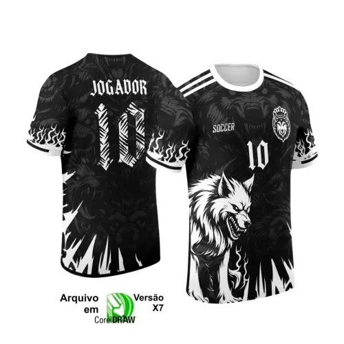 Interclasse Lobo: Camiseta Vetorizada Única