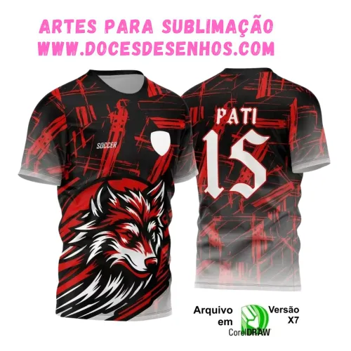 Interclasse Lobo: Camiseta Vetorizada Única