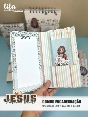 Combo Encadernação (Tita) Jesus Páscoa Real  