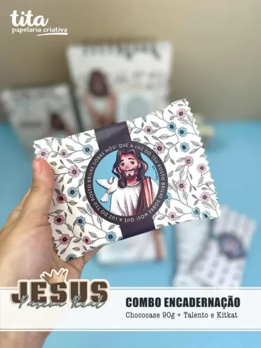 Combo Encadernação (Tita) Jesus Páscoa Real  