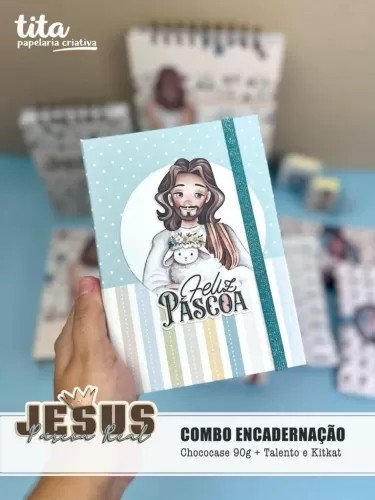 Combo Encadernação (Tita) Jesus Páscoa Real  