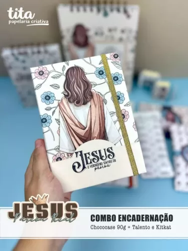 Combo Encadernação (Tita) Jesus Páscoa Real  