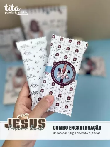 Combo Encadernação (Tita) Jesus Páscoa Real  