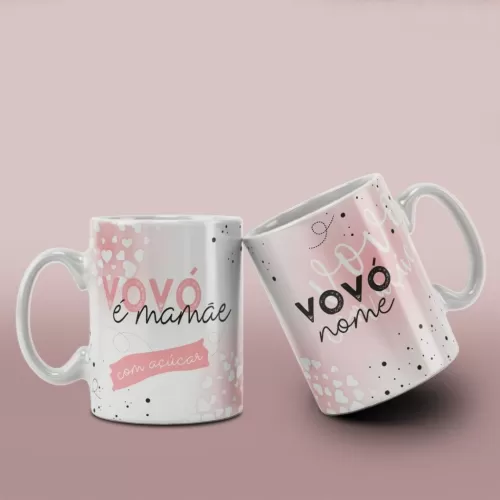 Kit 10 Estampas Canecas – Dia dos Avós – Fernanda Yuki