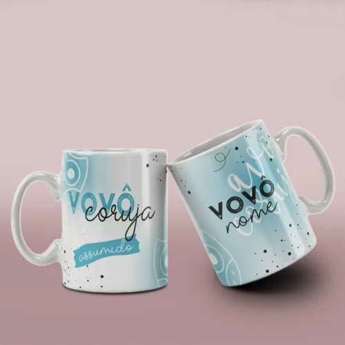 Kit 10 Estampas Canecas – Dia dos Avós – Fernanda Yuki