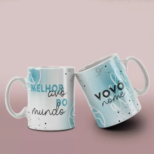 Kit 10 Estampas Canecas – Dia dos Avós – Fernanda Yuki