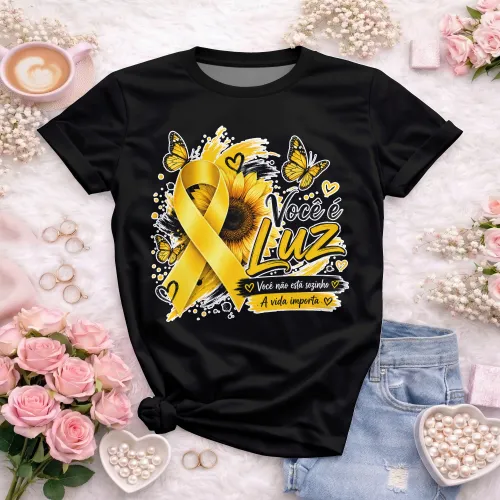 Camisa estilosa  Setembro Amarelo