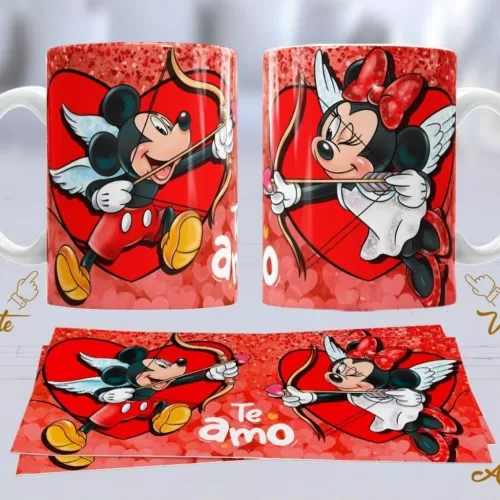 Kit Artes Canecas – Mickey e Minnie