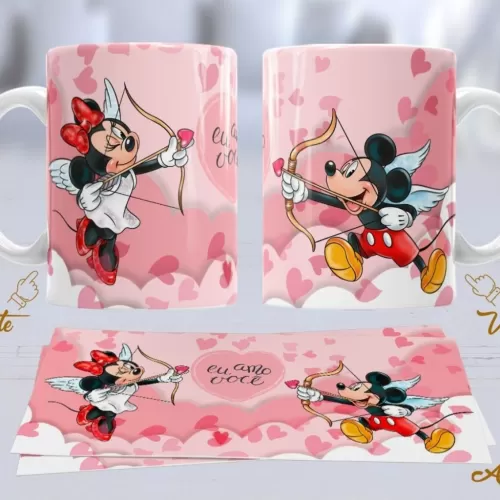 Kit Artes Canecas – Mickey e Minnie
