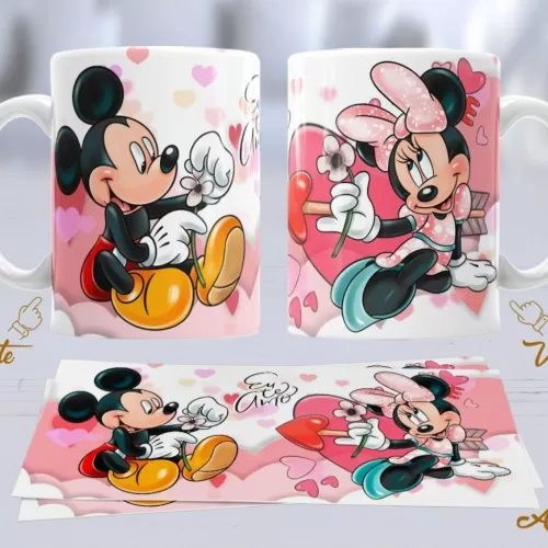 Kit Artes Canecas – Mickey e Minnie